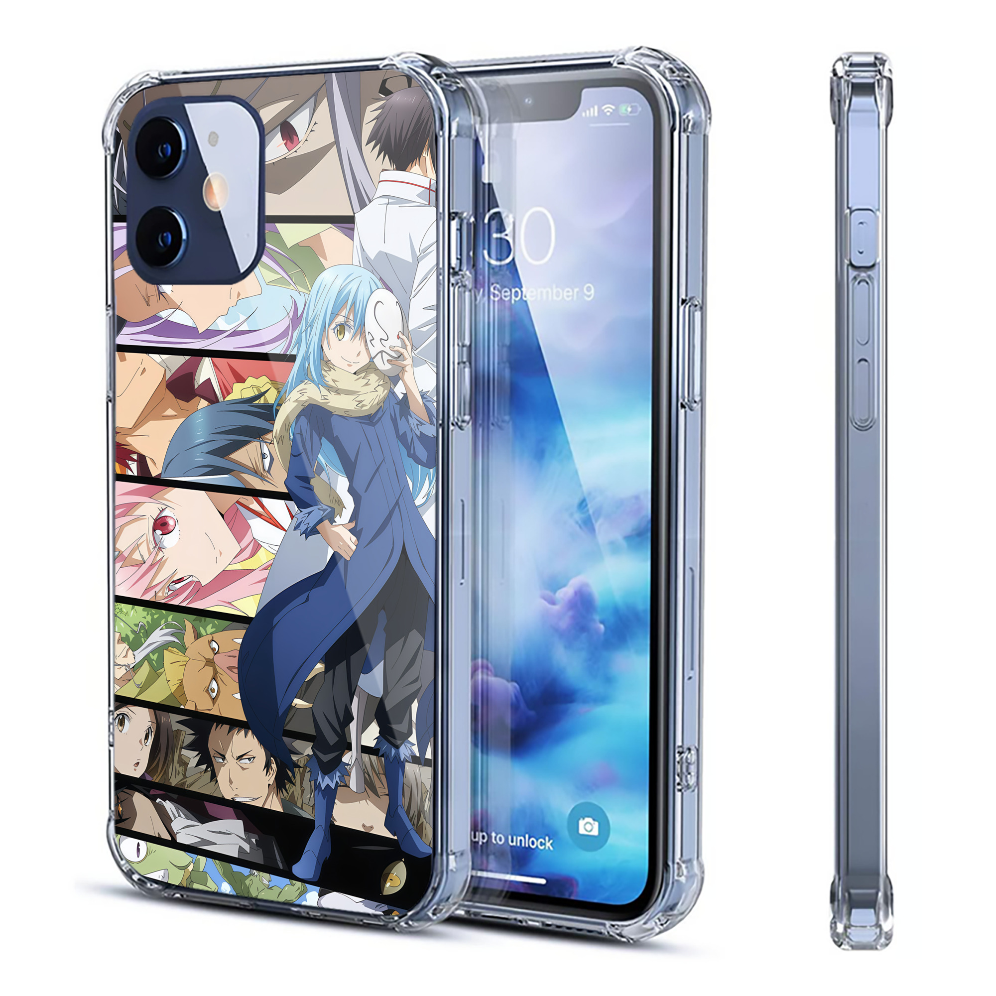 （画像用） 転スラ Regarding Reincarnated to Slime 【iPhone 12シリーズ対応】透明スマホケース（クリアソフトケース）